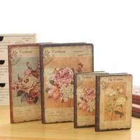 fromthenon flower notebook eu retro cloth cover notebook personal diary book vintage notebook korean stationery school supplies