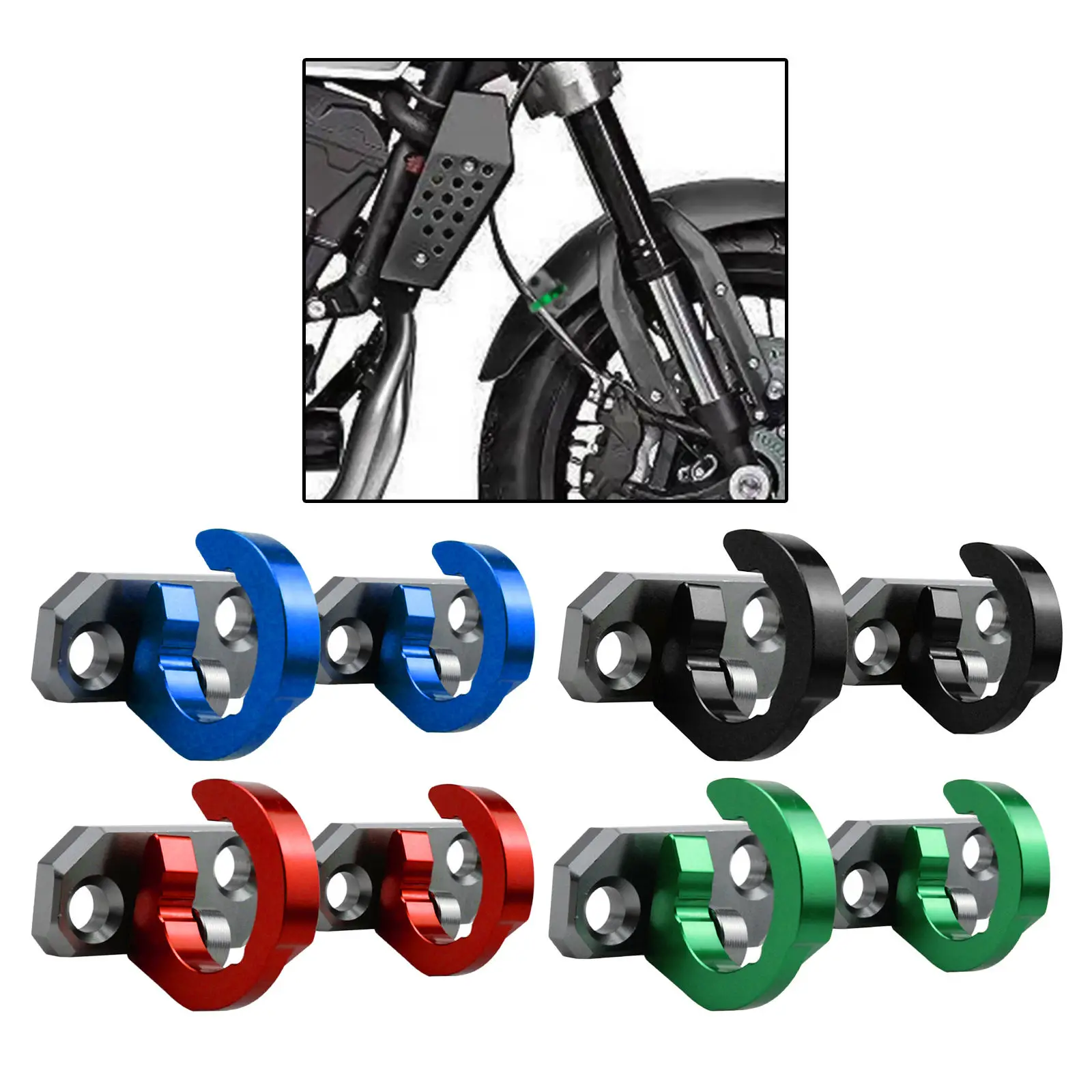

Metal Motorcycle Rear Brake Line Hose Clamp Holder Motorbike Replacement Parts Accessories
