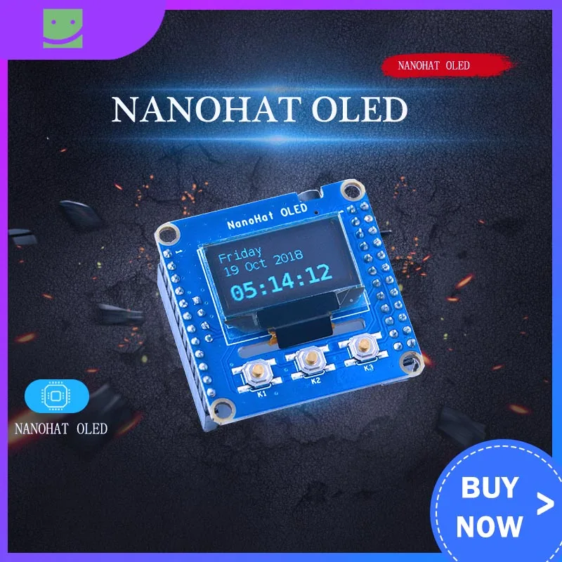NanoHat OLED драйвер программирования питона с открытым исходным кодом поддержкой NanoPi