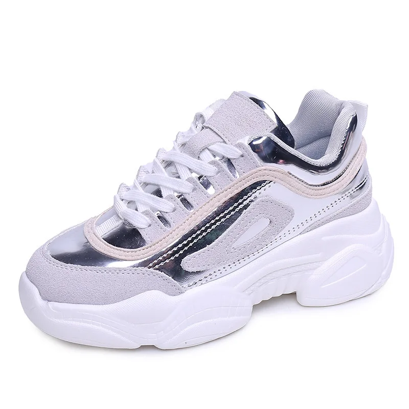 2019 г. primavera nueva tendencia zapatos casuales de suela gruesa color a la moda Zapatos sencillos cómodos planos anti | Обувь