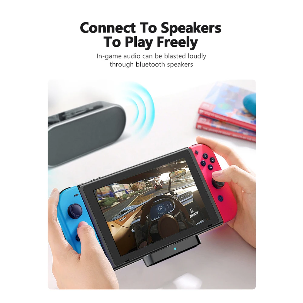 USB C Bluetooth 5.0 Audio Transmitter A2DP SBC Low Latency Dongle For Nintendo Switch PS4 TV PC Type Wireless Adapter | Электроника