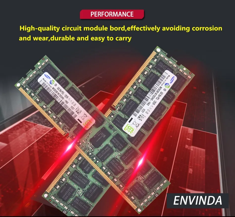 Серверная память DDR3 8 ГБ 4 16 32 ECC REG 1333 1600 1866 МГц PC3 ОЗУ с поддержкой материнской