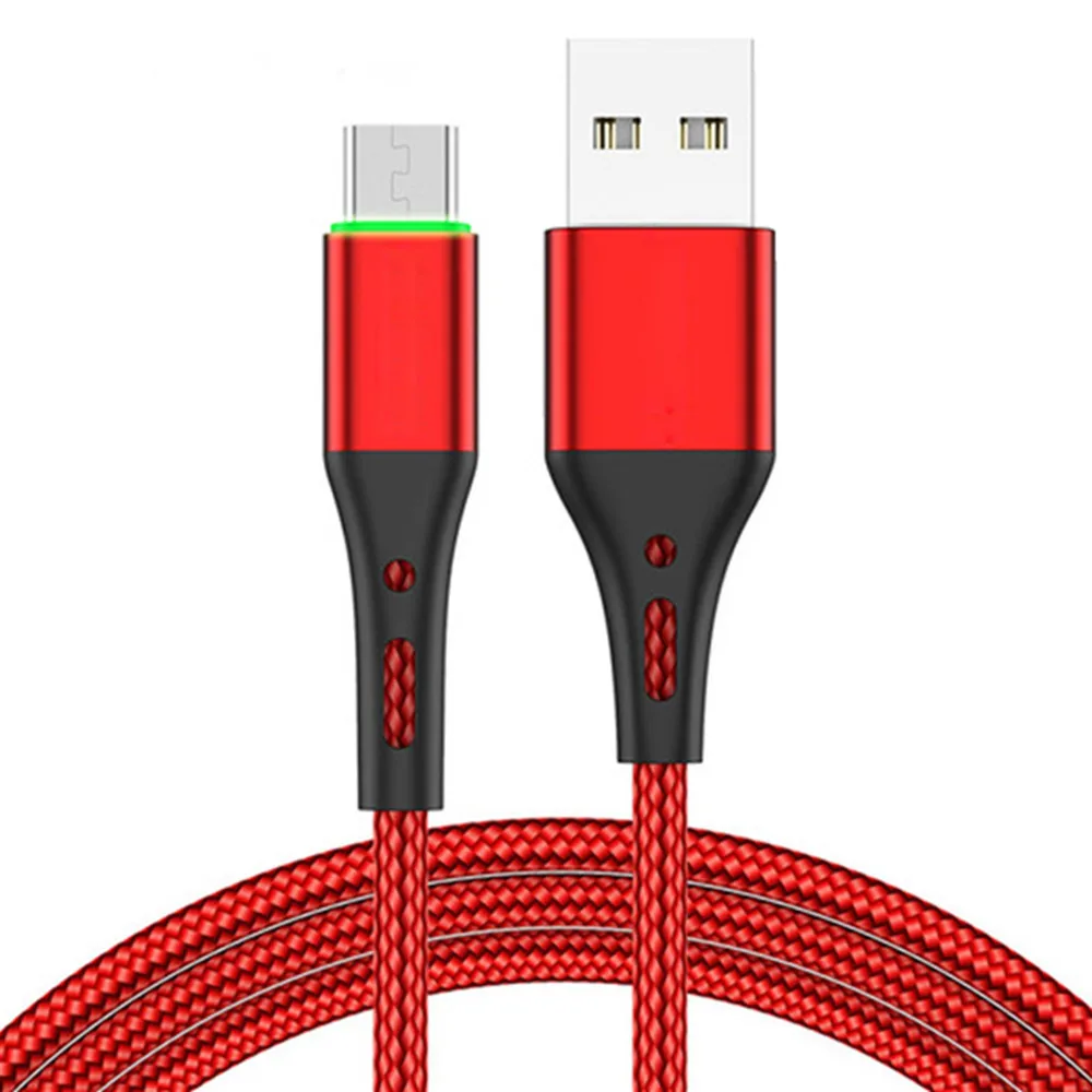 Кабель Micro USB Type C 3A шнур для быстрой зарядки и передачи данных iPhone 12 11 X iPad Samsung Huawei