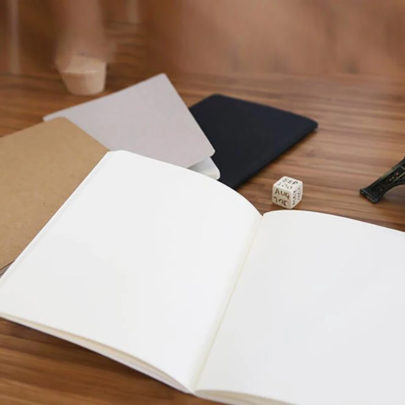Креативный Простой крафт-бумага материал Записная книжка Дневник для рисования