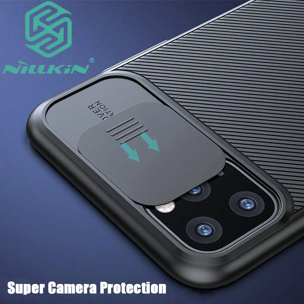 Чехол Nillkin для iphone 11 Pro Max защита объектива камеры матовая жесткая задняя крышка от