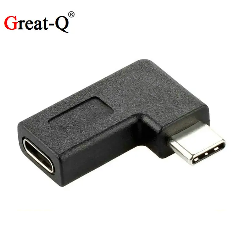 Высококачественный USB 3 1 SuperSpeed 10 Гбит/с Угловой Type C адаптер Папа мама конвертер|usb