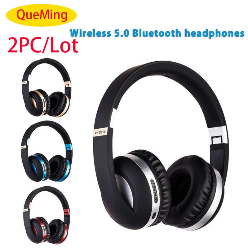 

2PC/Lot MH4 Wireless Headphones Bluetooth Headset Support TF Card With Mic Stereo Music Gaming Earphone For PS4 Anker Baseus PC