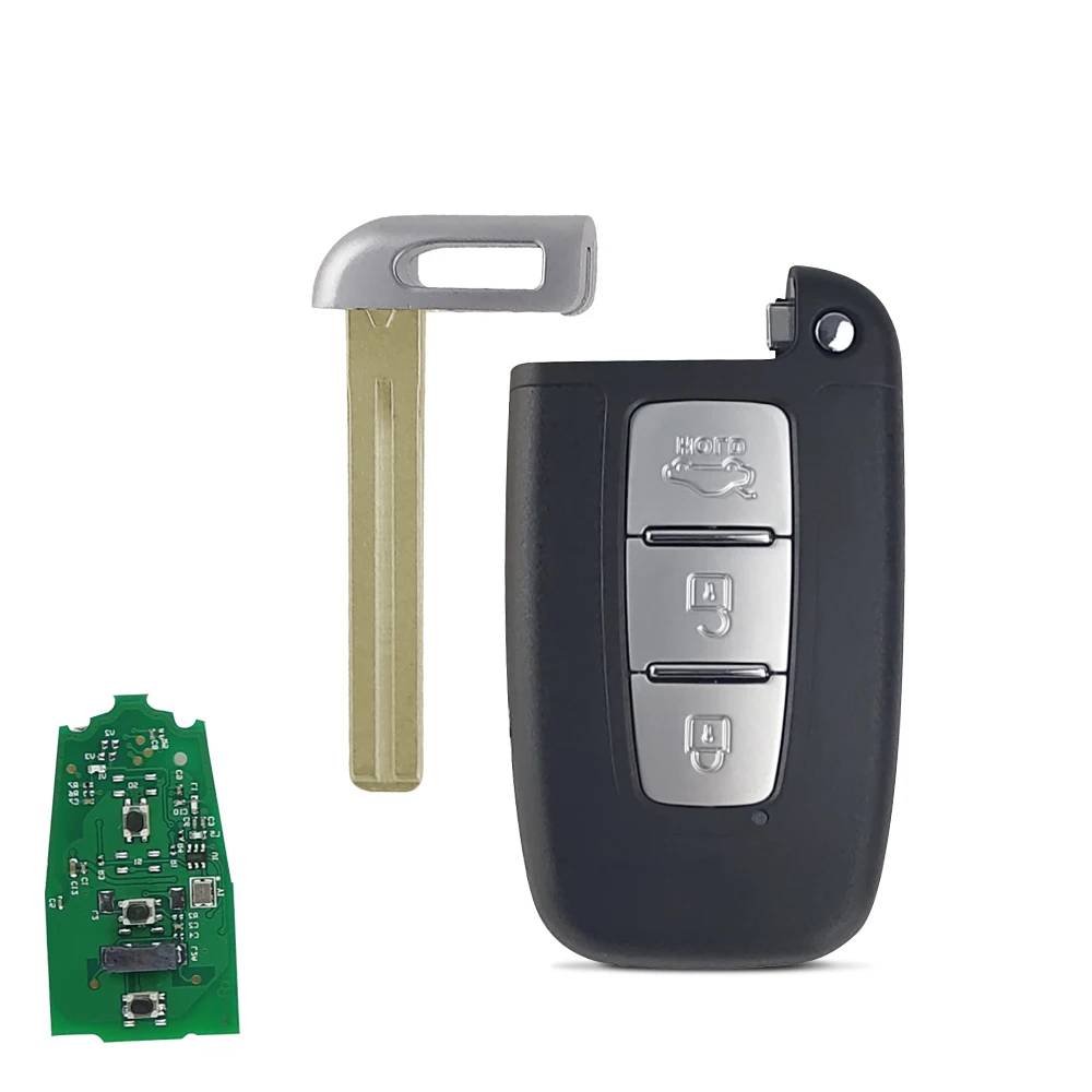 OkeyTech Smart Remote Car Key 433Mhz ID46 Chip For Hyundai I30 I45 Ix35 Genesis Equus Veloster Sonata Elantra Tucson Uncut Blade |