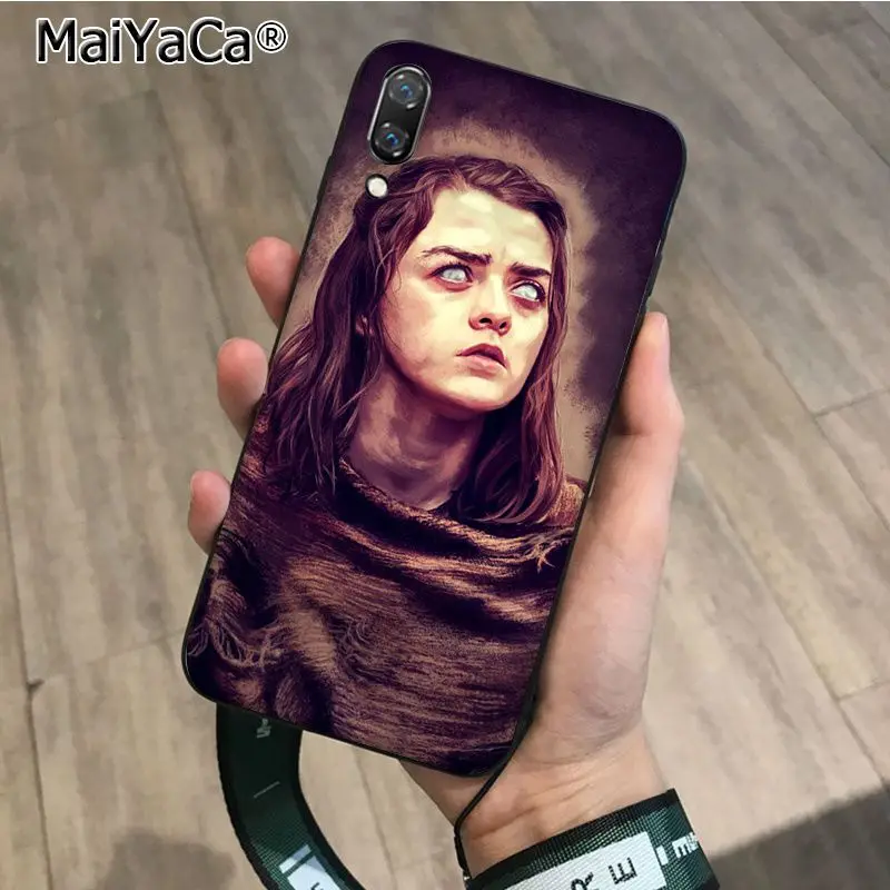 Высококачественный чехол для телефона MaiYaCa Game of Thrones Arya Stark Huawei P10 plus 20 pro P20 lite mate9 10