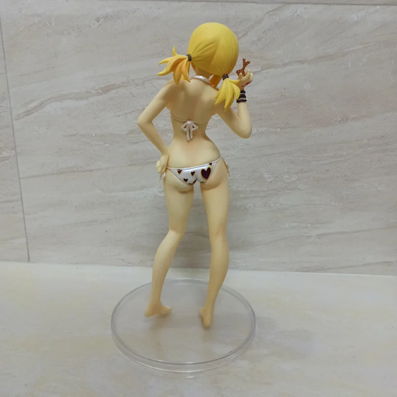 

Anime Fairy Tail Lucy Heartphilia Swimsuit Ver PVC Action Figure Collectible Model doll toy 24cm