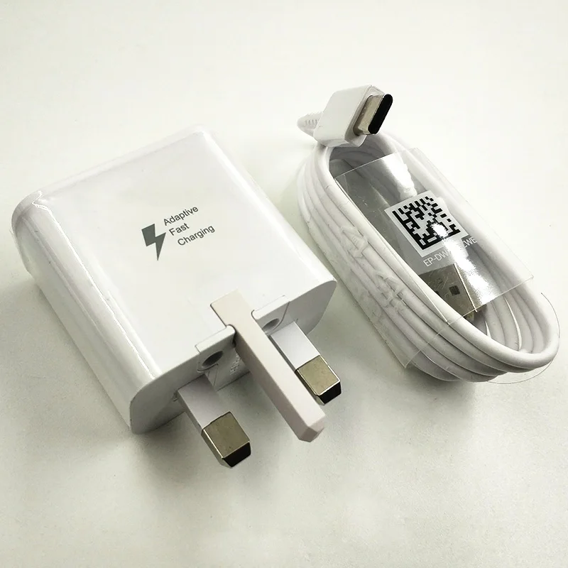 Переходник для быстрой зарядки Samsung в английском стиле кабель Type C Galaxy Note 10 plus + S10 S8