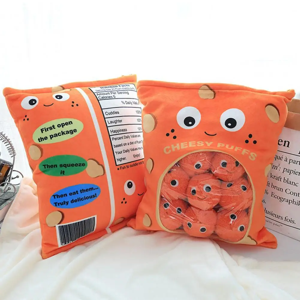 

6/9Pcs Pillow Toy Soft Gifts Creative Puff Plush Kids Toy for Home School Party Puff Plush Kids Toy Pillow T
