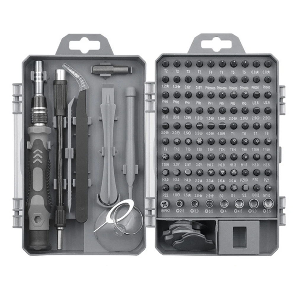 

115pcs Professional Screwdriver Bit Set Multifuntional Screw Driver Bits Manual Repairing Tool for Phone Electronic Device