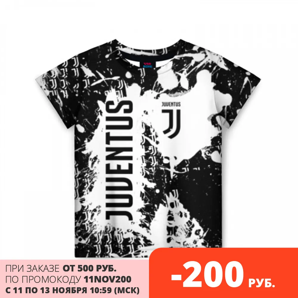 Детская футболка 3D JUVENTUS|Тройники| |