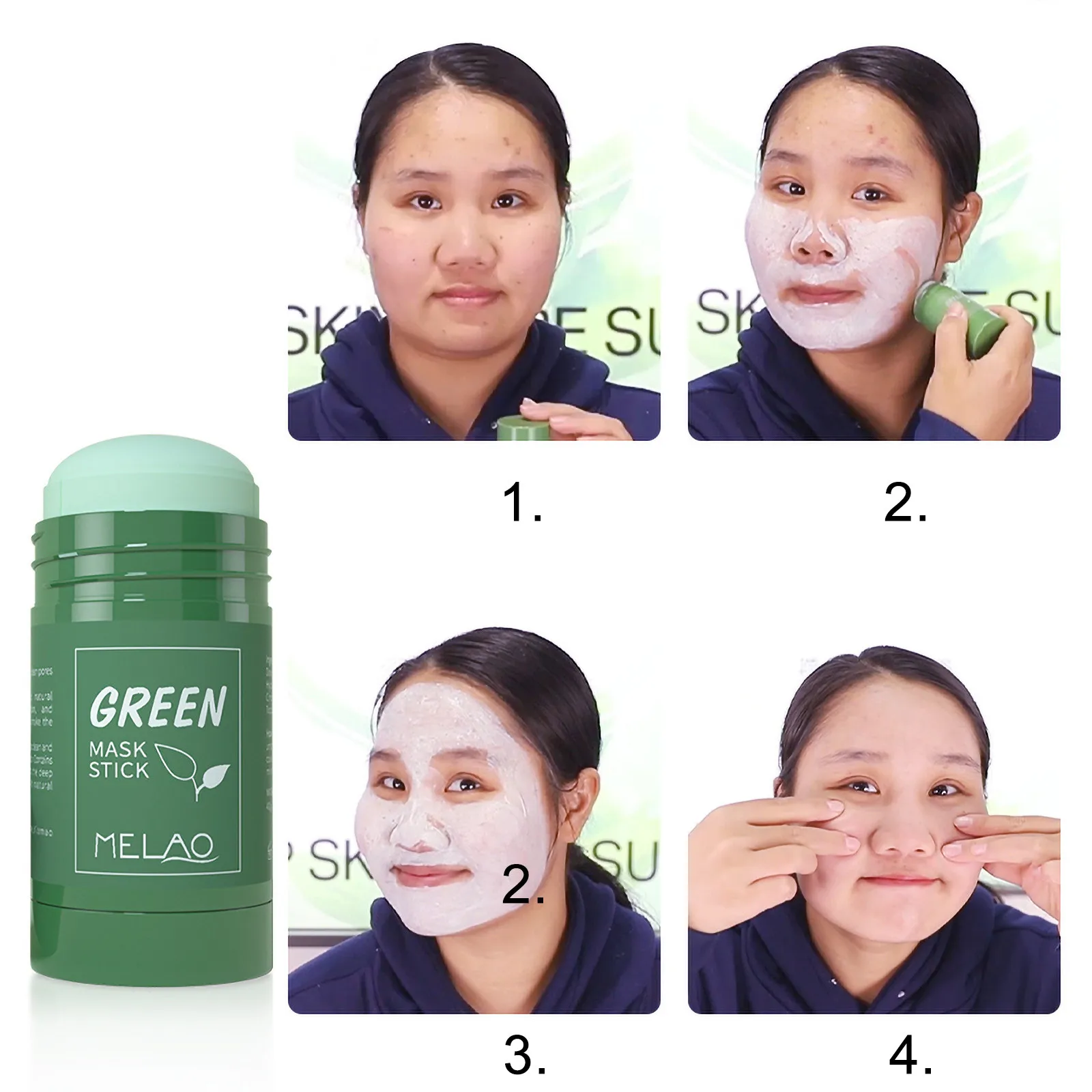 

Mud Mask Stick To Apply A Solid Mask To Moisturize The Skin Beauty Skin Care Mud Cream