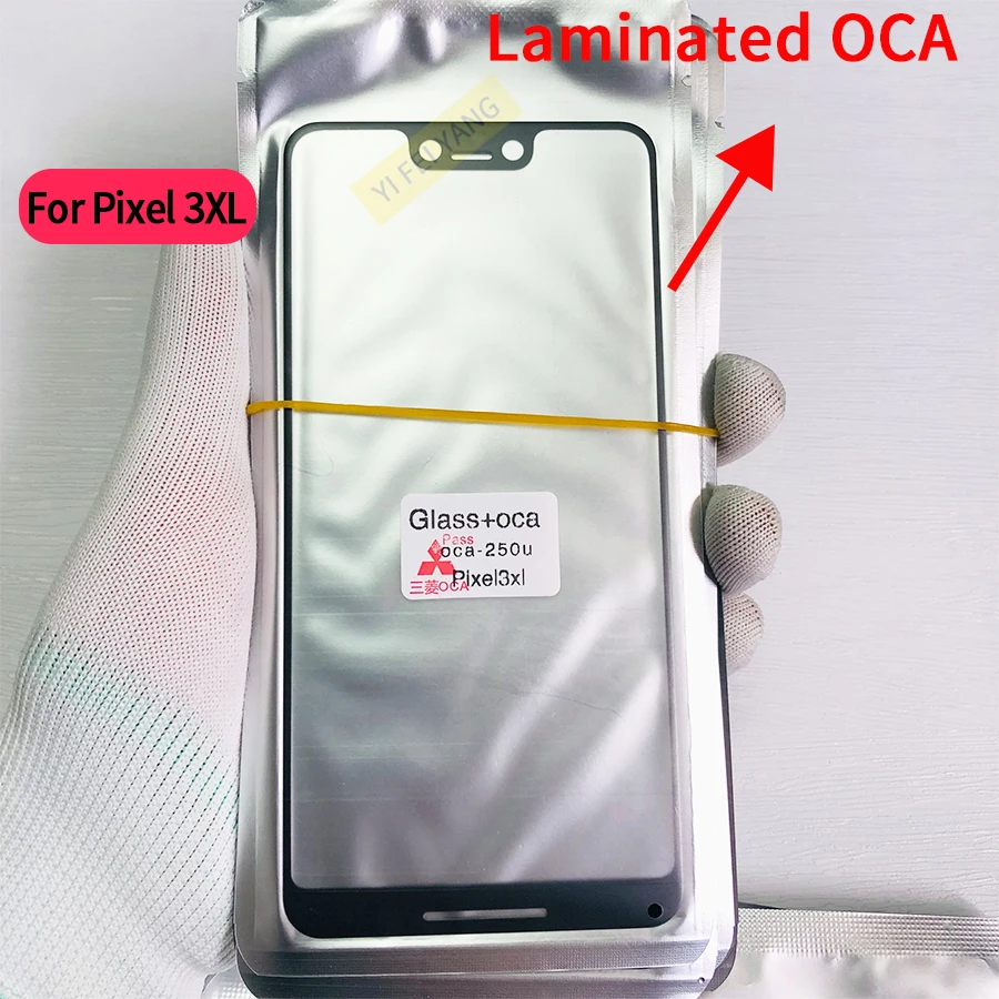 10 шт. переднее внешнее стекло AAA с OCA для Google Pixel 5/ 4A 5G/ 4 XL/3/3XL / 3A XL 2 сменная ЖК-панель