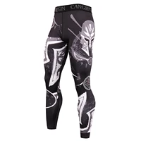 compression tights sport man fitness legging pants elastic breathable gyms sexy bodybuilding men sports lycra running tights