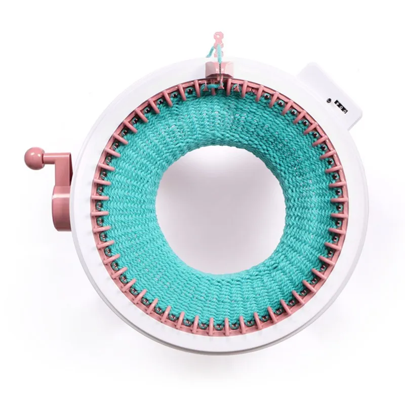 M&aacute;quina de tejer a mano grande de 22/48 agujas, bufanda tejida a mano artesanal, su&eacute;ter para adultos y ni&ntilde;os, sombreros y calcetines, artefacto para tejer a mano-1