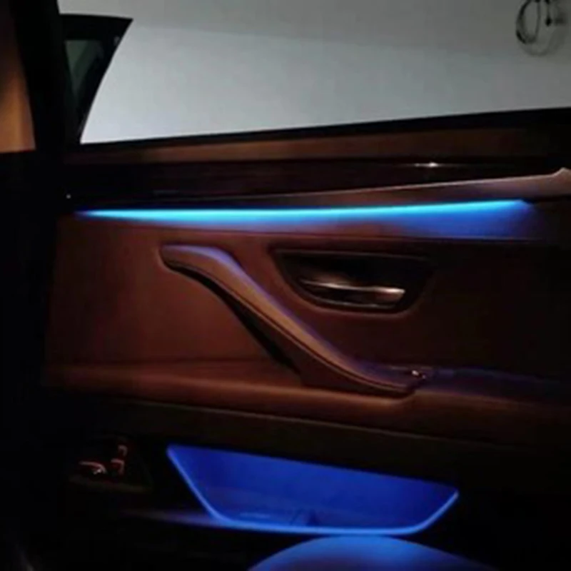 Для BMW X3 X4 18-20 автомобиля внутренняя Светодиодные ленты лампы бар окружающей