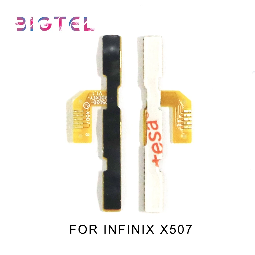 

5 Pcs/Lot Original For Infinix X623 X506 X507 Side Power ON OFF Volume Key Button Switch Flex Cable Ribbon Repair Parts