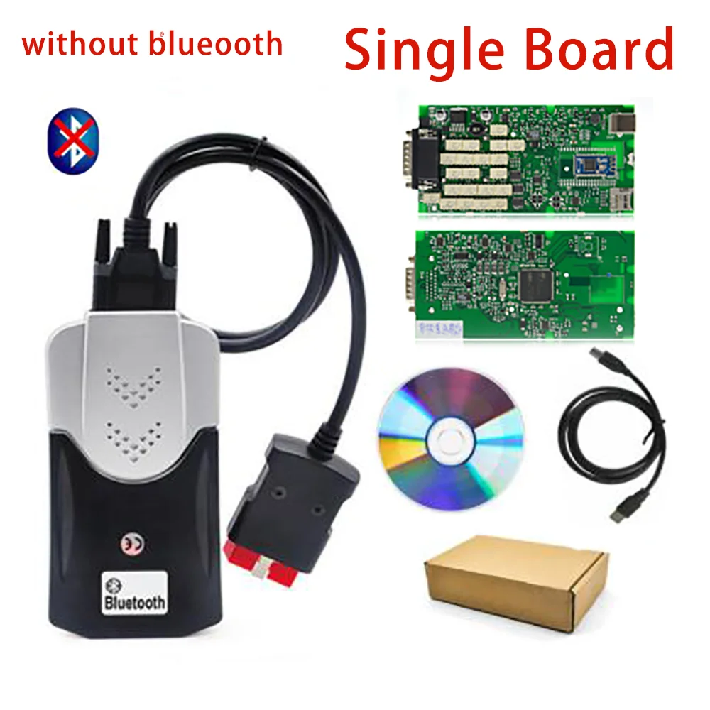 Диагностический сканер TCS OBD2 с одной платой 2017.R3 keygen ds150 bluetooth новый vci для d-elicht