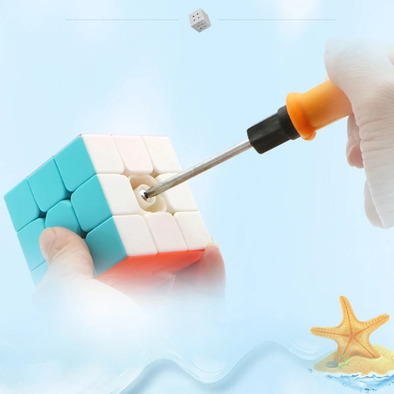 

QIYI Third Order Magic Cube Smooth Stickerless Cube 5.7cm Professional 3x3x3 Speed Cubes Educational Toy For Children Logic Game