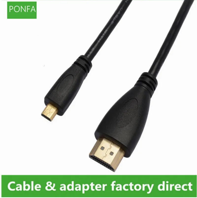 Micro HDMI к совместимый штекер адаптер кабель для GoPro Sony A5100 A6000 A6300 камера Yoga3 Pro ASUS ZenBook
