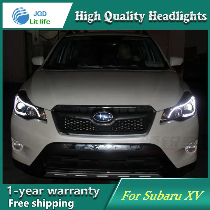 Стайлинг автомобиля фара для Subaru XV 2011 2015 DRL H7 D2H Hid вариант Angel Eye Bi Xenon Beam|angel eyes|bi
