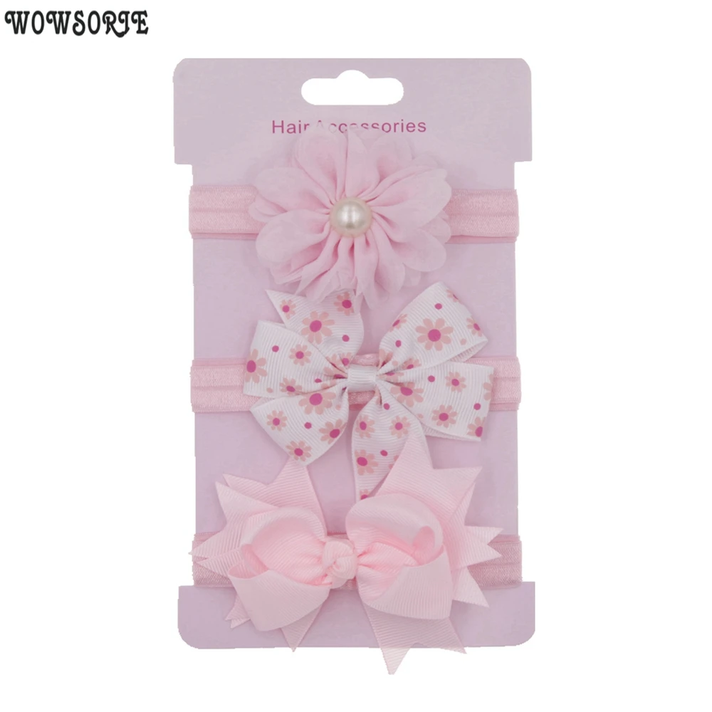 2019 модная Корейская повязка на голову с цветами для маленьких девочек эластичная