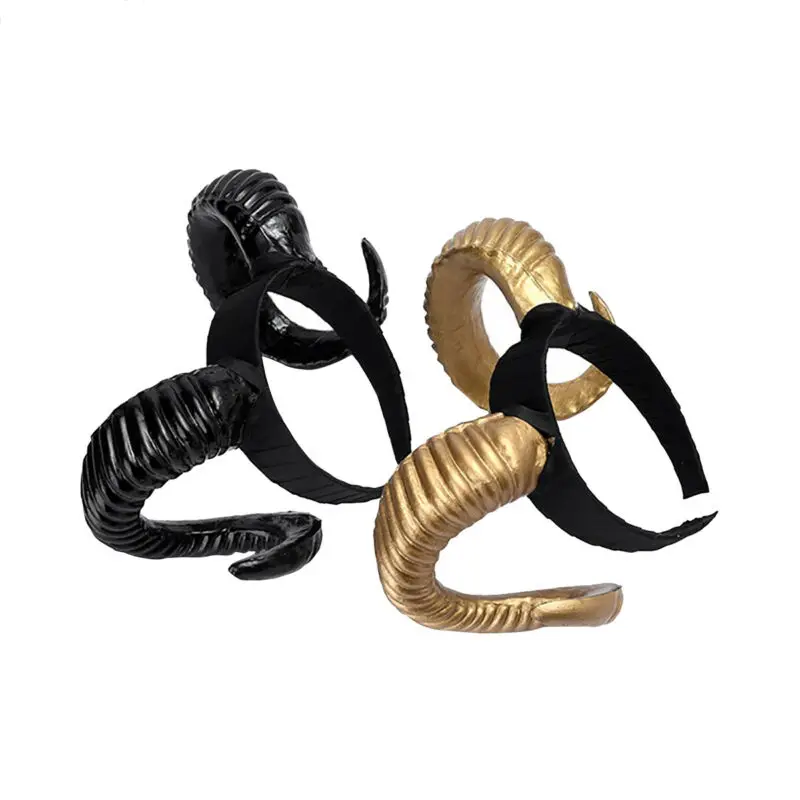 Олень Рог овечка ведьма олень Коза головной убор Хэллоуин вечерние НКА Рождество