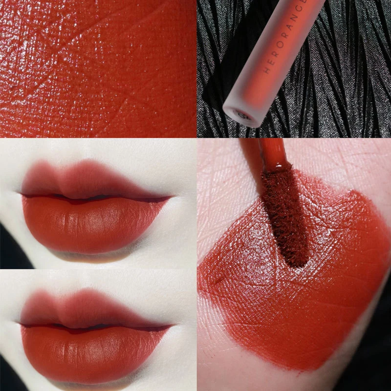 

6color Velvet Lipstick Air Matte Lasting Moisturizing Lip Gloss Matte Cosmetics Lip Glaze Nourishing Moisturizing Lipstick TSLM1