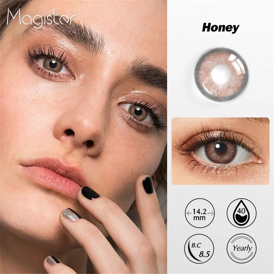 contact lenses 1 pair colorful contact lenses circle lenses yearly use eye color lens colored lenses for eyes new eye contacts free global shipping