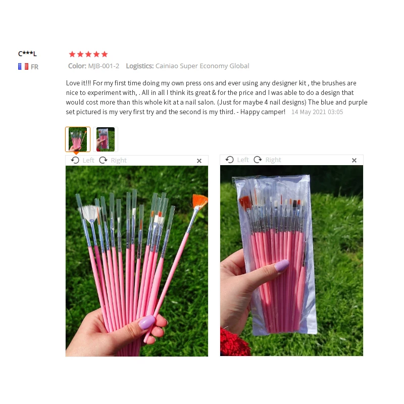 

Nail Art Cleaning Brush DIY Liner Acrylic Pencil Brush For Manicure Professional Painting Tools