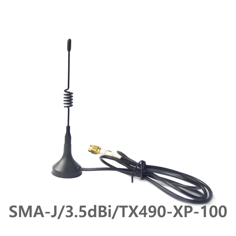 490 МГц 3.5dBi получить 50 Ом SMA-J интерфейс сопротивление меньше, чем 1,5 КСВ с высоким уровнем качества присоски антенна CDSENET TX490-XPL-100