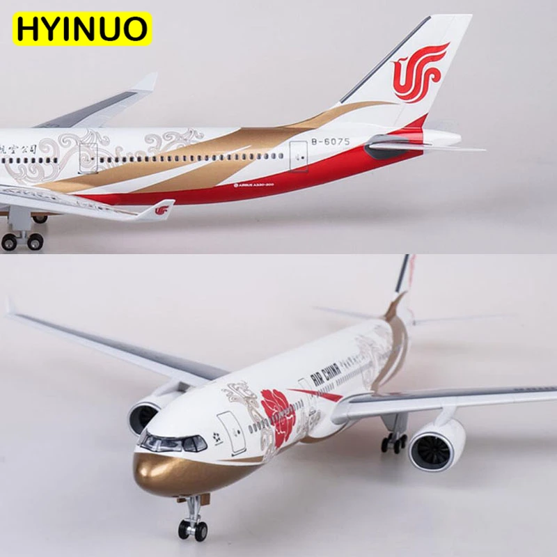 47 см 1:135 весы 330 A330 модель AIR China авиакомпаний дыхательных путей W Основание колеса