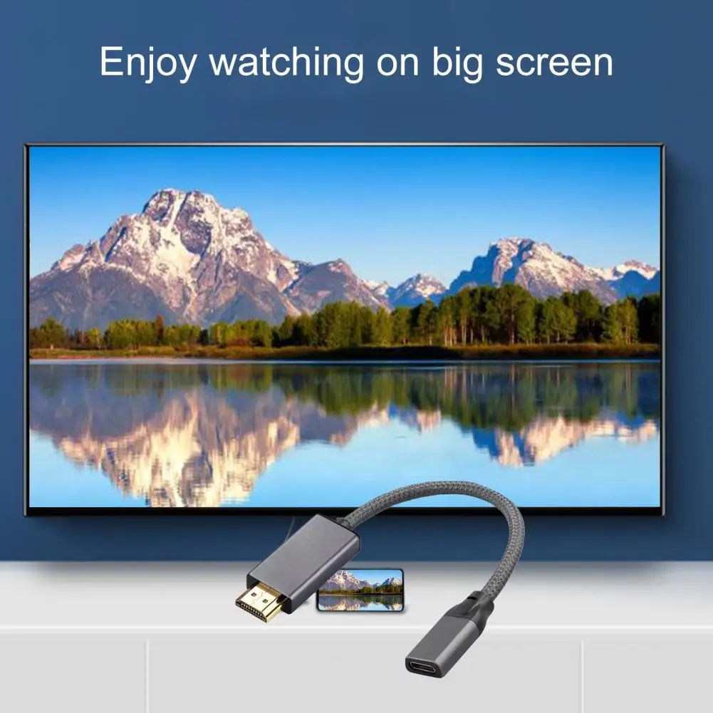 

Видеозахват прочный экологически чистый 4K * 2K USB C к HDMI-совместимый адаптер для ноутбуков Samsung S8