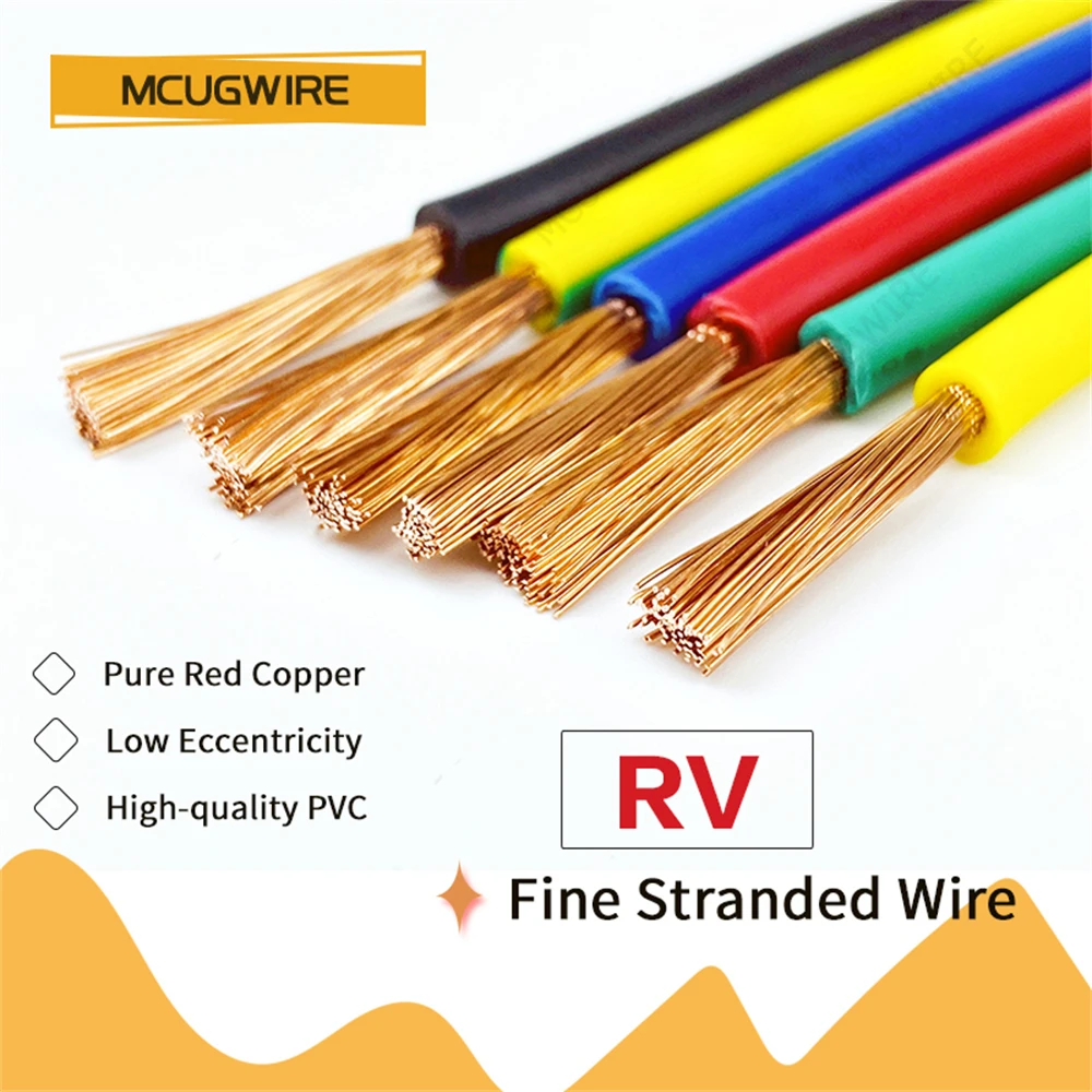 

RV Electronic Cable Wire Multi Strand Pvc Soft cables Speaker Car wires 12V 20awg 19awg 18awg 16awg 20 19 18 16 14 12 10 awg