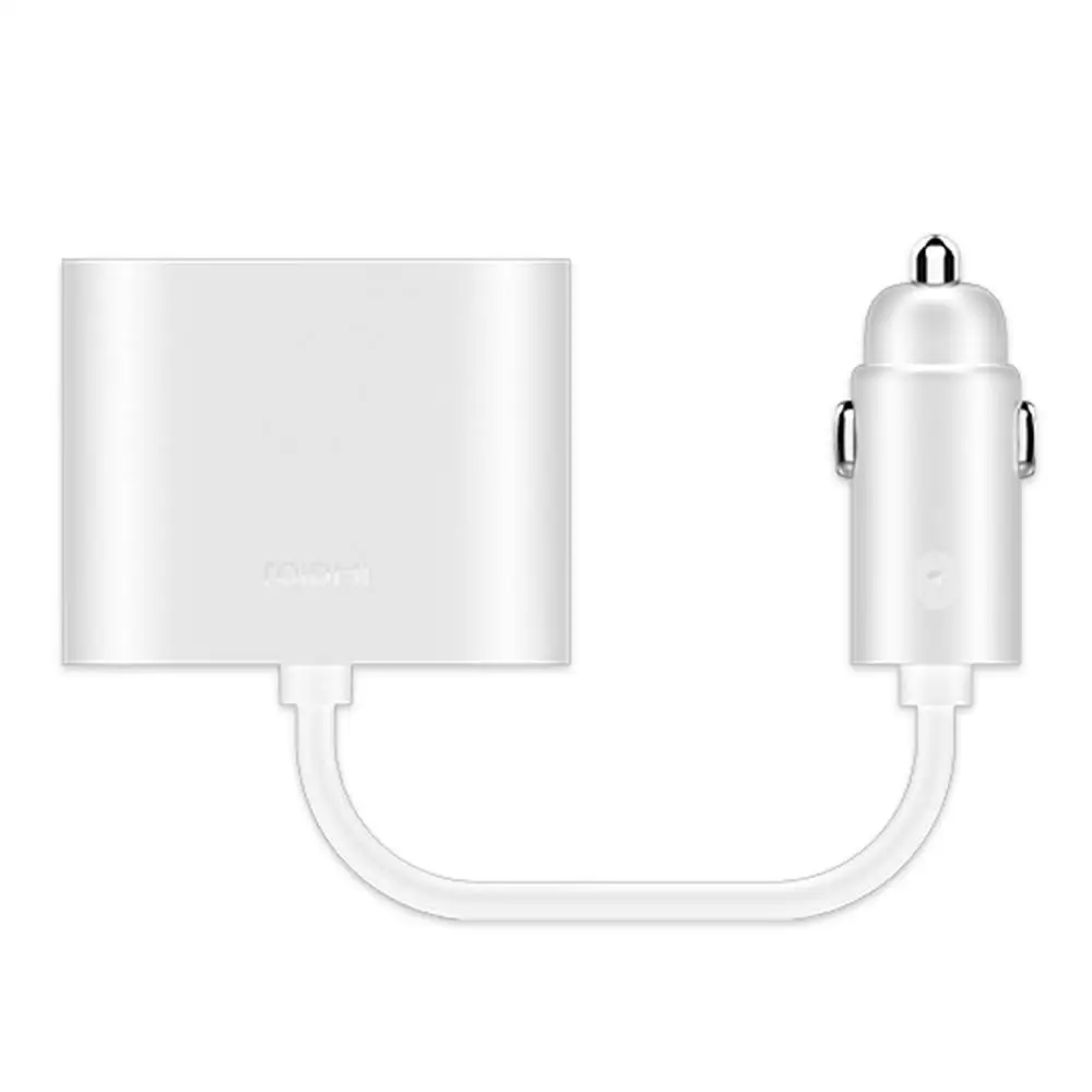 Оригинальный автомобильный прикуриватель Xiaomi ROIDMI 2 в 1 120 Вт 10 А + двойной usb порт