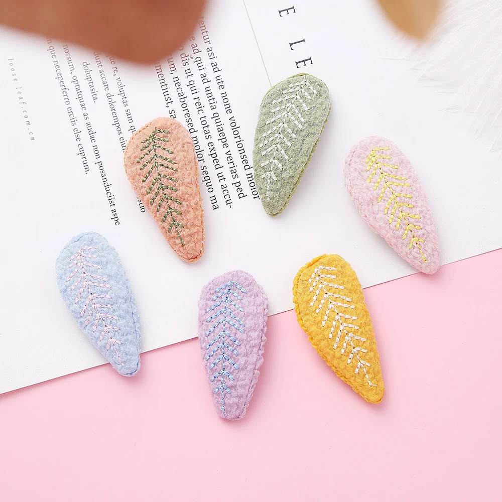 

1/2pcs Leaf Hair Clip for Baby Girl Barrettes for Newborn Baby Hairpins Colorful Small Headwear Hairpin Baby Hair Accessories