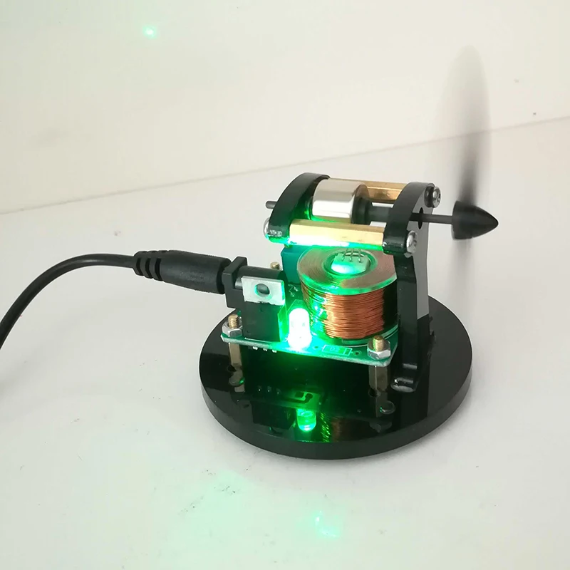 Холл бесщеточный мотор креативный маленький вентилятор Магнитный учебные