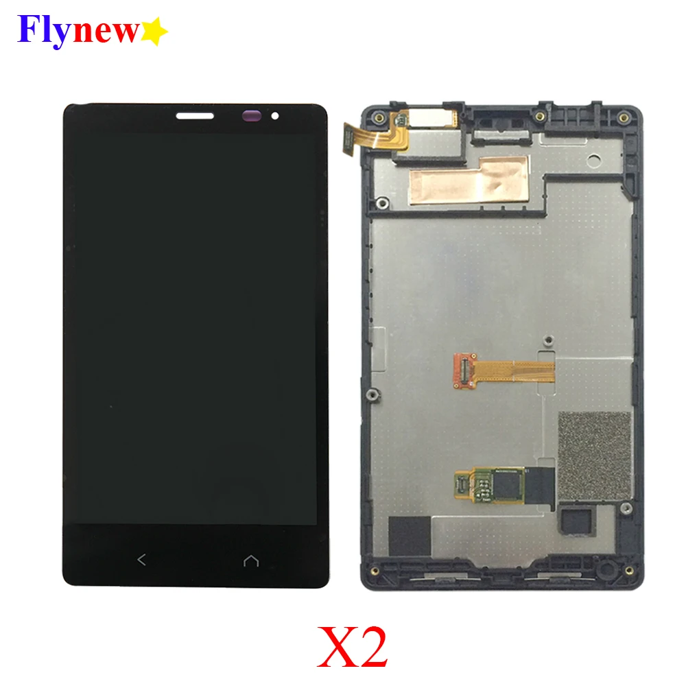 Оригинальный ЖК дисплей для Nokia X2 две Sim карты матричный Tela дигитайзер сенсорного