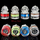 5 шт.лот миниатюрная светодиодная водонепроницаемая рыболовная приманка, светильник со стразами, светодиодная подводная приманка с глубоким падением, светильник, лампа для рыболовной приманки