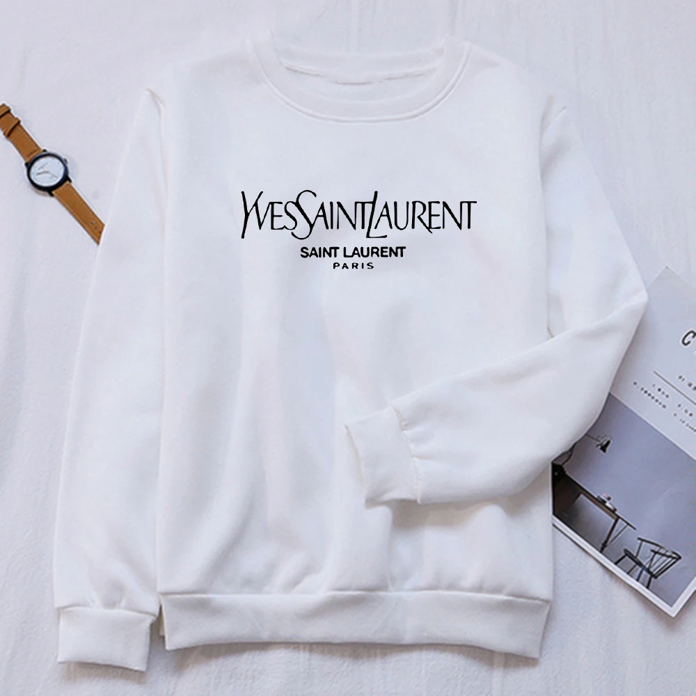 

Spring Simplicity Brand Versatile Home Hoodies Black Funny Letter Print Sweatshirt Women Breathable Comfortable Loose Pullover