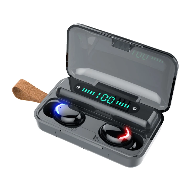 Наушники F9-V5.0 Bluetooth 5 0 TWS сенсорная гарнитура со сканером отпечатков пальцев Hi-Fi