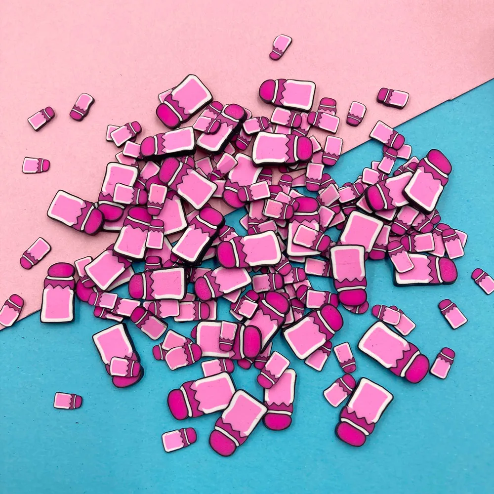 

50 г полимера горячий глины милые бутылки из-под молока, ломтик посыпка для рукоделие "сделай сам" для изготовления ногтей искусство украшени...