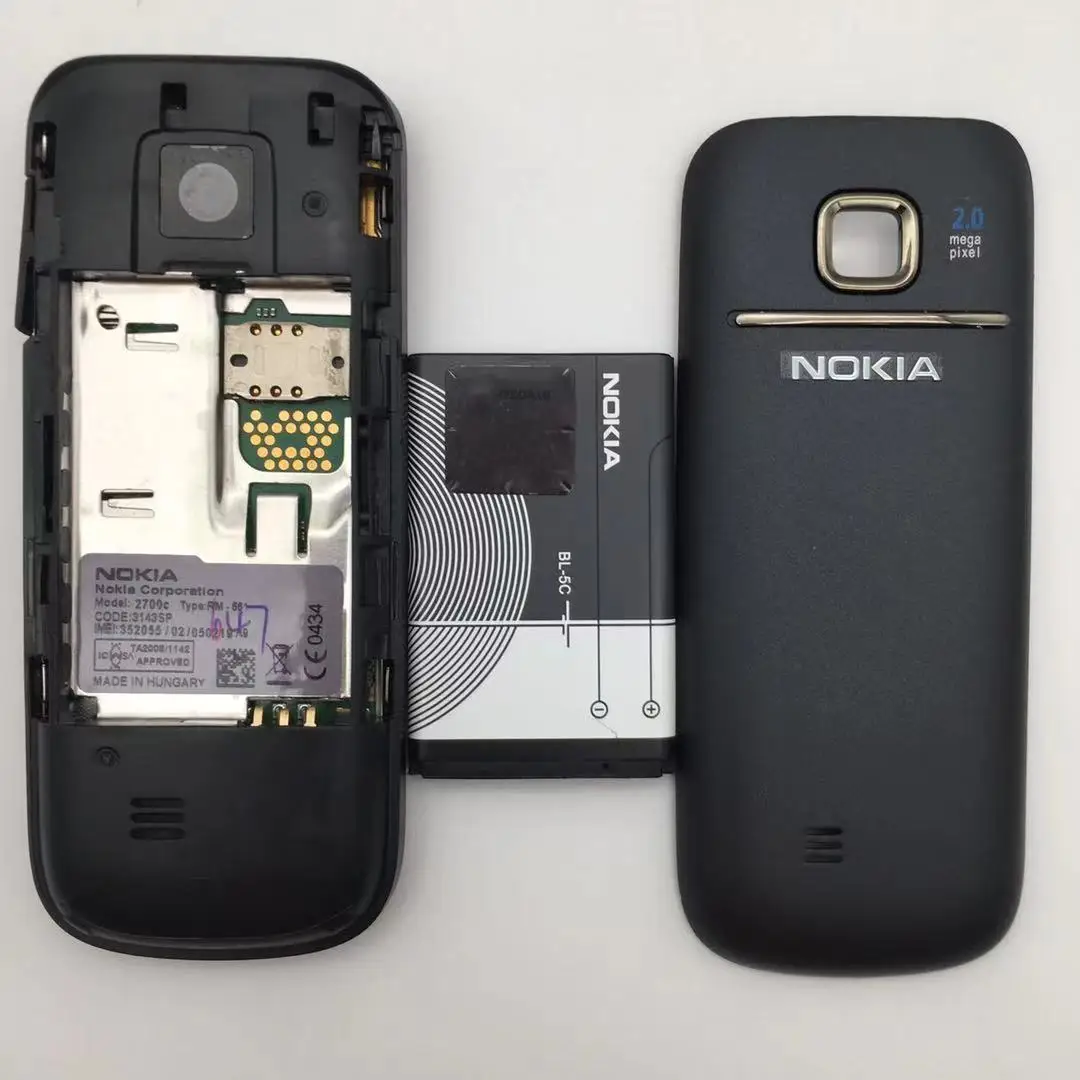 nokia 2700c refurbished original nokia 2700 classic unlocked mobile phone gsm 2mp fm mp3 player cheap nokia phone free shippping free global shipping