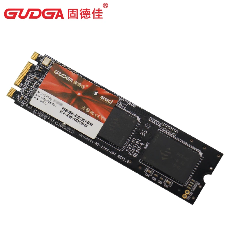 Горячая Распродажа GUDGA M2 2280 SSD M.2 SATA 128 ГБ 256 512 1 ТБ HDD NGFF мм disco duro для настольного