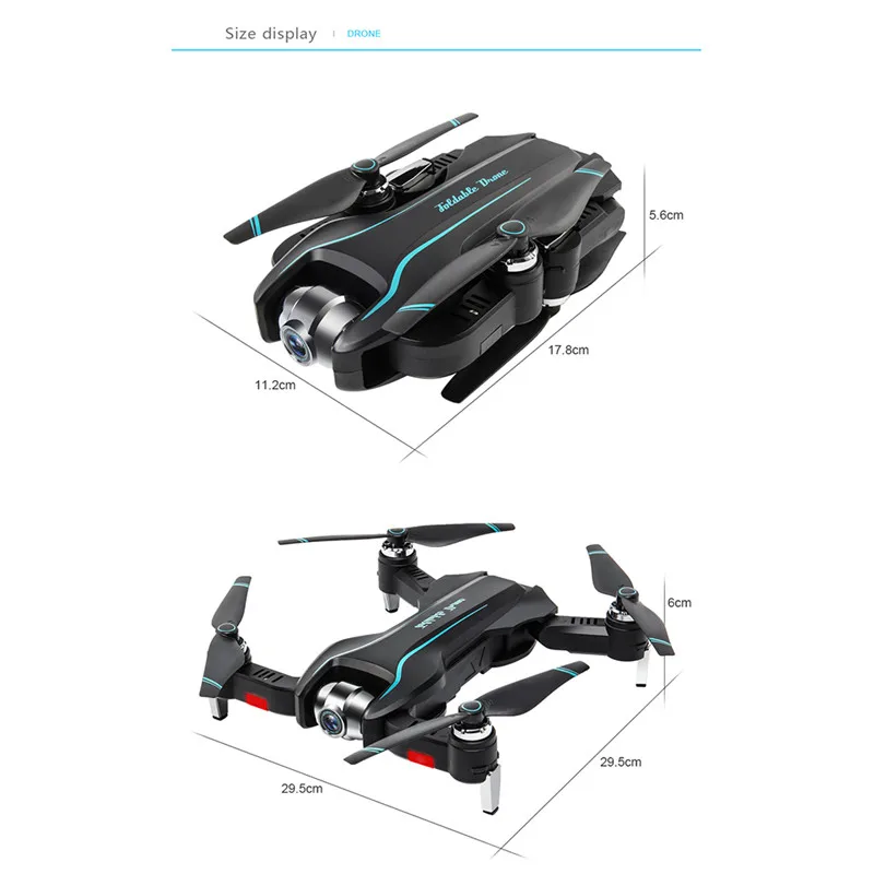 S17 Дрон 4K камера HD 1080P с Wi Fi FPV высота обслуживания Квадрокоптер фиксированная