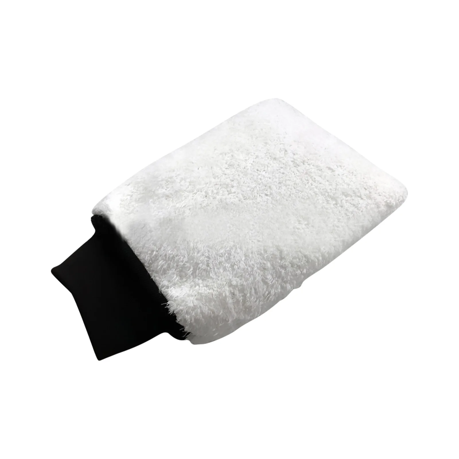 

1pc Thickened Household Cleaning Dust Remove Exterior Interior Detailing Reusable Extra Absorbent Soft Microfiber Car Wash Mitt