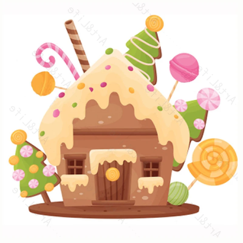 

New Metal Steel Cutting Dies Birthday Cake Biscuit house Stencils for Making Scrapbooking DIY Album Paper Cards Embossing Die